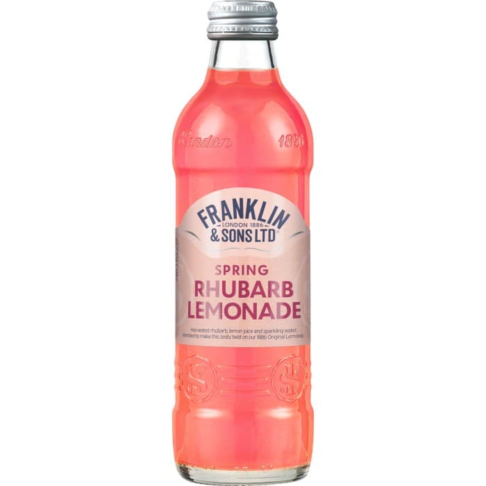 Franklin & Sons Rhubarb Lemonade 27,5cl – från Franklin & Sons Ltd – 33 kr – hos Delitea