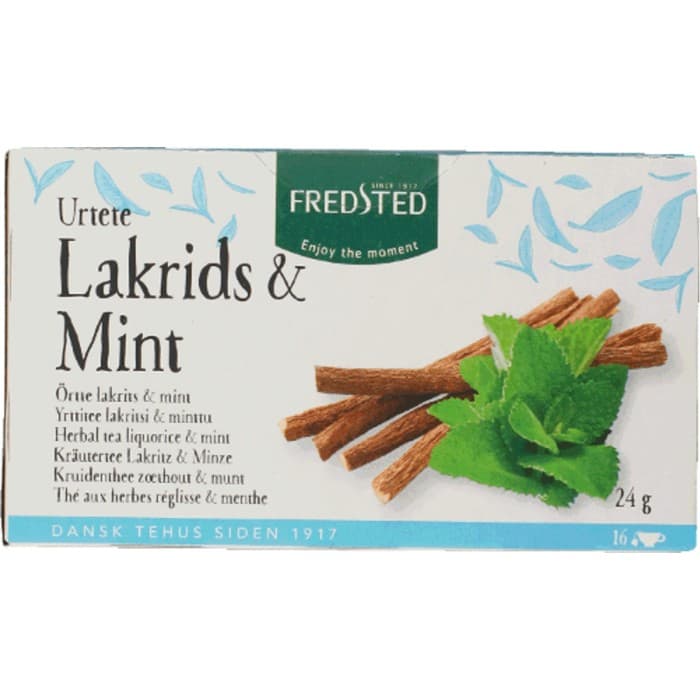 Fredsted Te Lakrits & Mint 20-pack – från Fredsted – 19 kr – hos Delitea