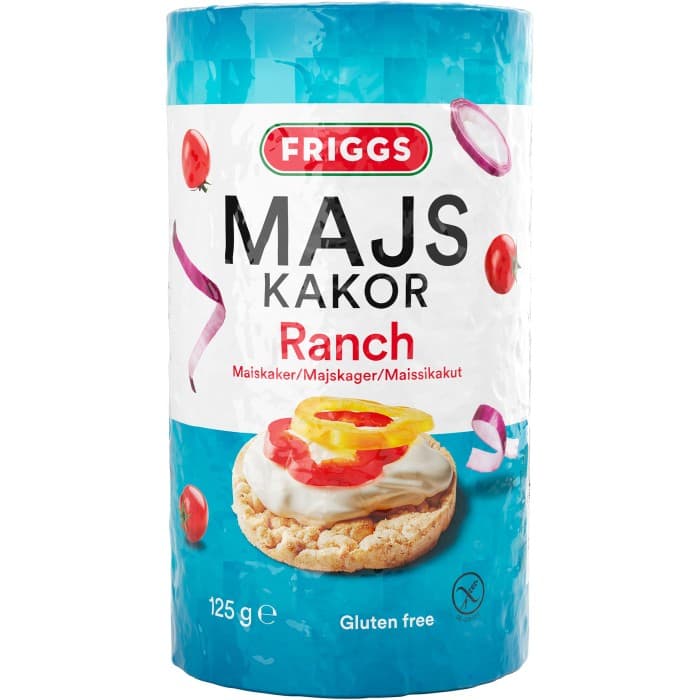 Friggs Majskakor Ranch 125g