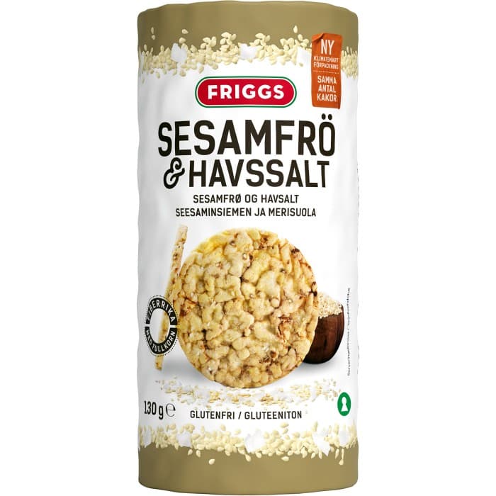 Friggs Majskakor Sesam & Havssalt 130g