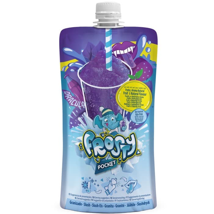 Frosty Instant Slush Dracula Mix 150ml – från Frosty – 25 kr – hos Delitea