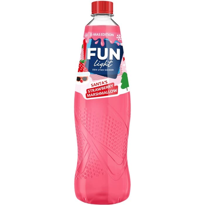 Fun Light Santa´s Strawberry Marshmallow 1L