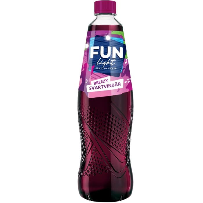 FUN Light Svartvinbär 1L – från FUN Light – 34 kr – hos Delitea