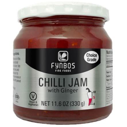 Fynbos Chilli Jam Marmelad Chili & Ingefära 330g