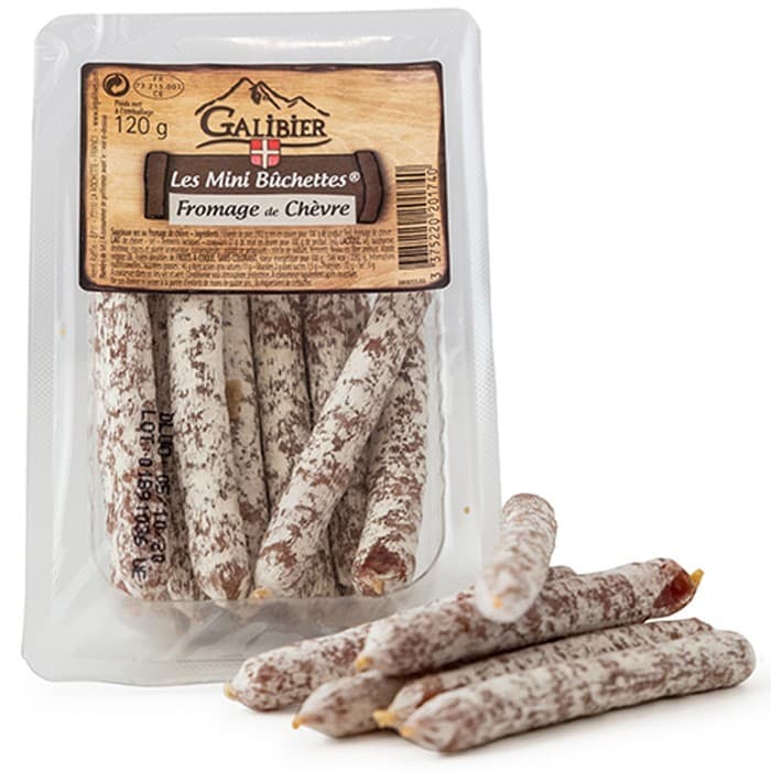 Galibier Saucisson Mini Buchettes Chèvre 120g – från Galibier – 65 kr – hos Delitea