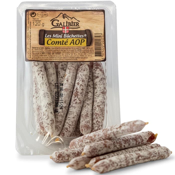 Galibier Saucisson Mini Buchettes Comté 120g – från Galibier – 65 kr – hos Delitea
