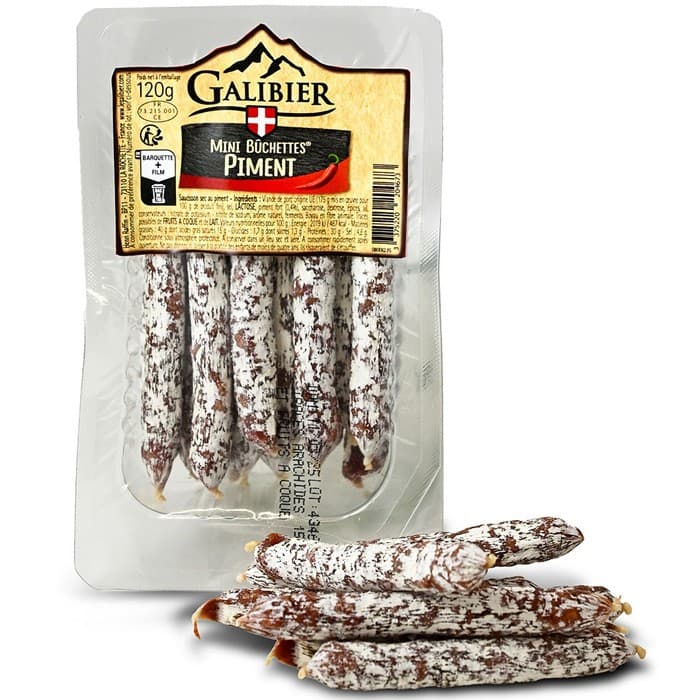 Galibier Saucisson Mini Buchettes Piment 120g – från Galibier – 65 kr – hos Delitea