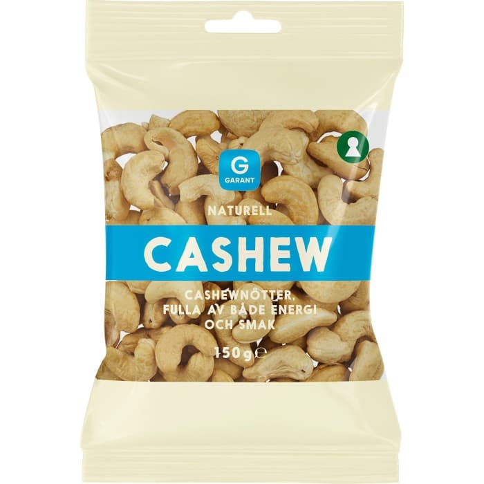 Garant Cashew Naturell 150g – från Garant – 30 kr – hos Delitea