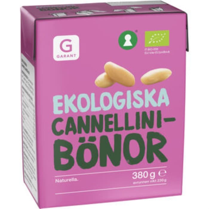 Garant Ekologiska Cannellini Bönor 380g