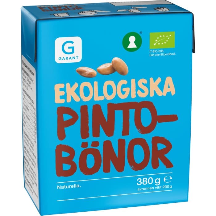 Garant Ekologiska Pintobönor Naturella 380g