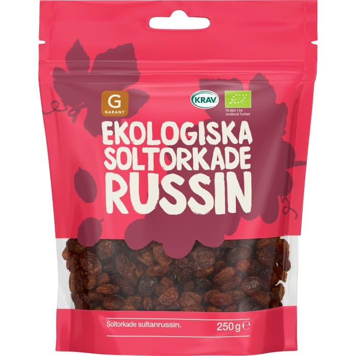 Garant Ekologiska Russin 250g