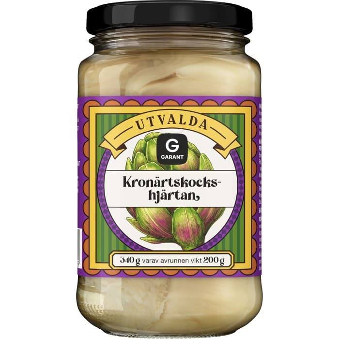 Garant Kronärtskockshjärtan 340g
