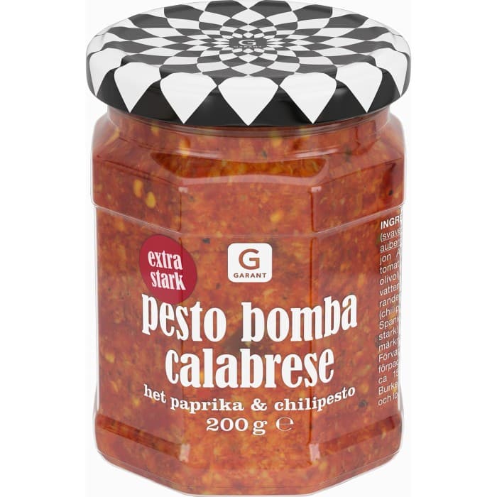 Garant Pesto Bomba Calabrese Extra Stark 200g från Garant – köp hos Delitea
