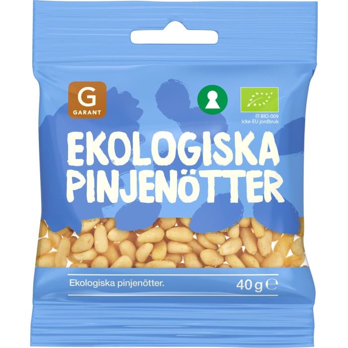 Garant Ekologiska Pinjenötter 40g – från Garant – 32 kr – hos Delitea