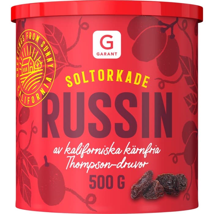 Garant Soltorkade Russin 500g