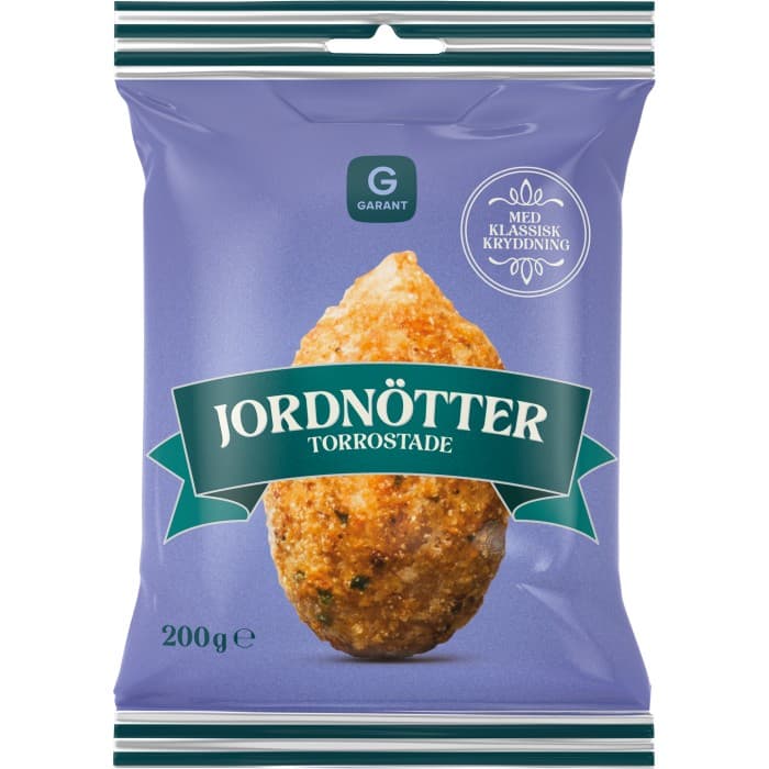 Garant Torrostade Jordnötter 200g från Garant – köp hos Delitea