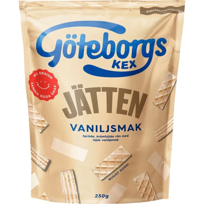 Göteborgs Kex Jätten Vanilj 250g från Göteborgs Kex – köp hos Delitea