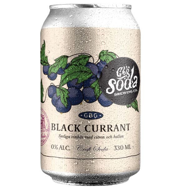 GBG Soda Black Currant Craft Soda 330ml – från Gbg Soda – 29 kr – hos Delitea