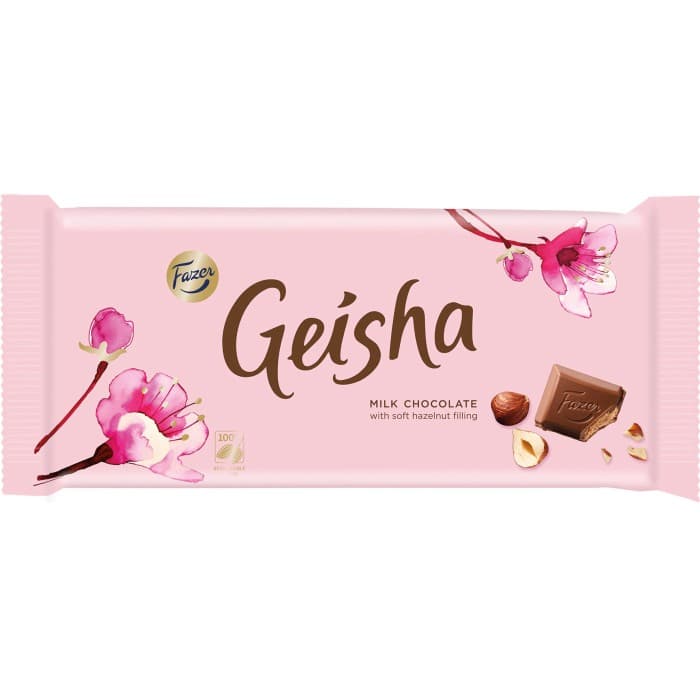Geisha Chokladkaka 121g från Fazer – köp hos Delitea