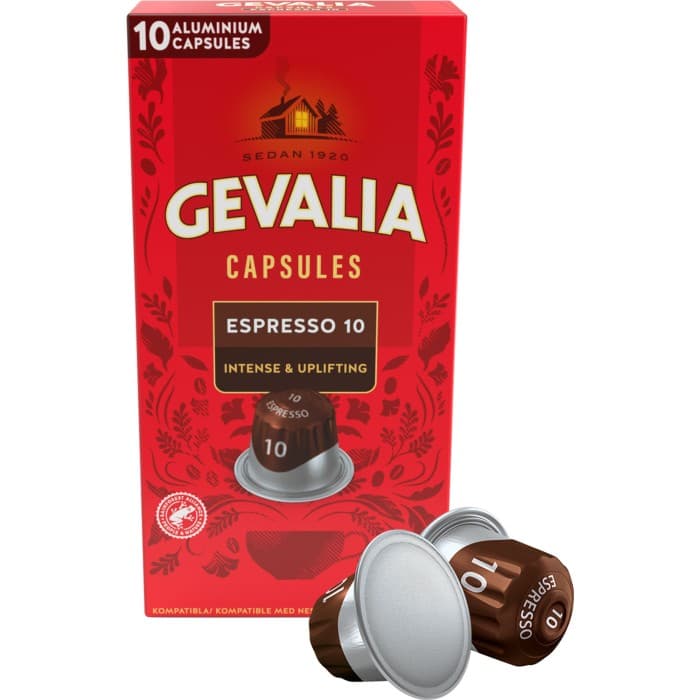 Gevalia Capsules Espresso 10 Intenso 10-pack