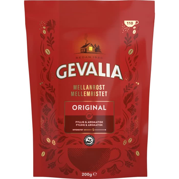 Gevalia Mellanrost Instant Snabbkaffe 200g
