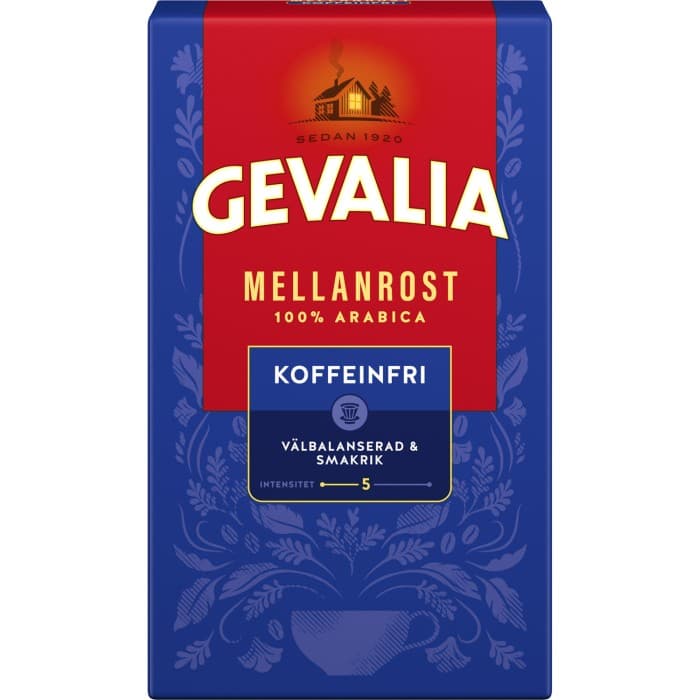Gevalia Mellanrost Koffeinfri 425g