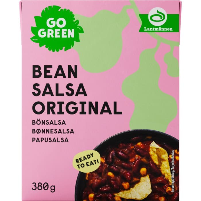 GoGreen Bean Salsa Original 380g