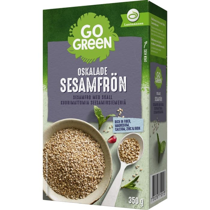 GoGreen Oskalade Sesamfrön 350g – från GoGreen – 45 kr – hos Delitea