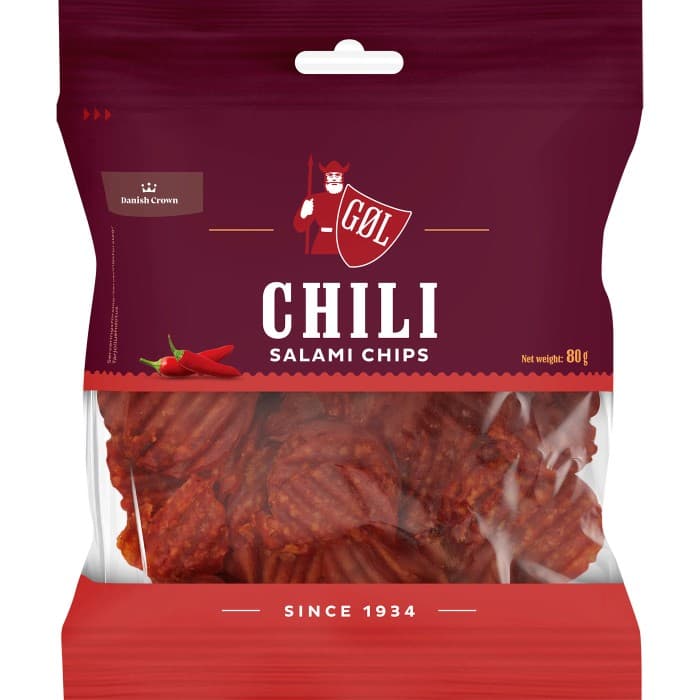 Göl Salami Chips Chili 80g