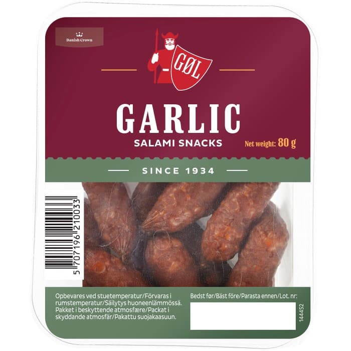Göl Salami Snacks Garlic 80g