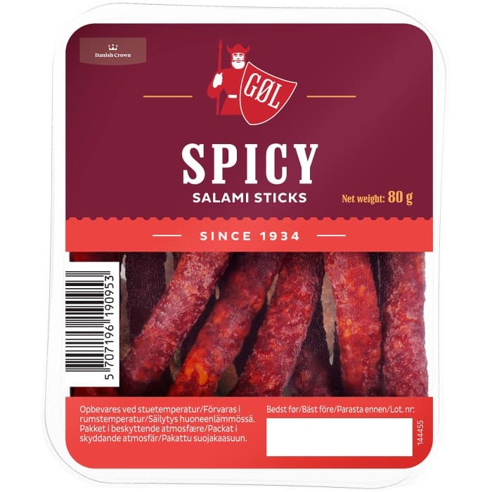 Göl Salami Sticks Spicy 80g