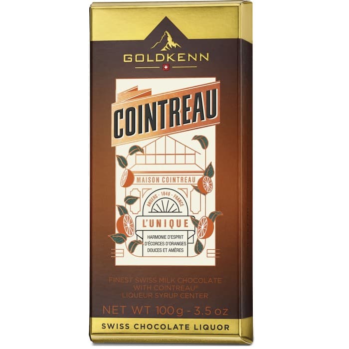 Goldkenn Cointreau i Ljus Choklad 37% 100g från Goldkenn – köp hos Delitea