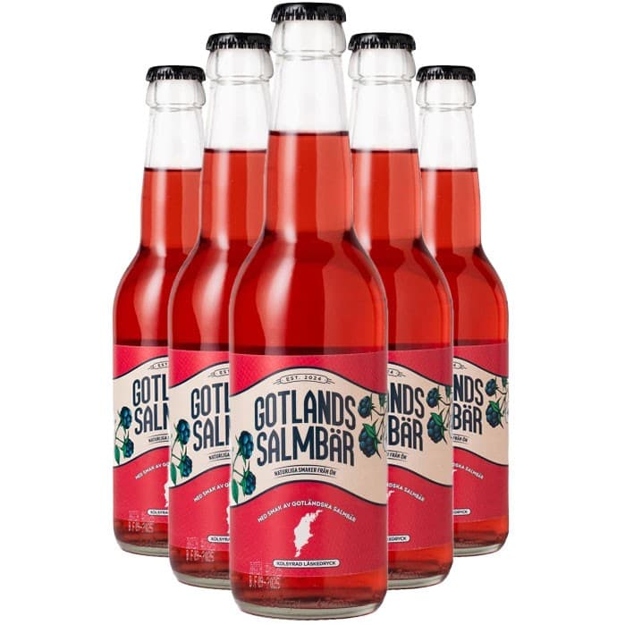 Gotlands Salmbär Salmbärsläsk Flaska 24x33cl – från Gotlands Salmbär – 589 kr – hos Delitea