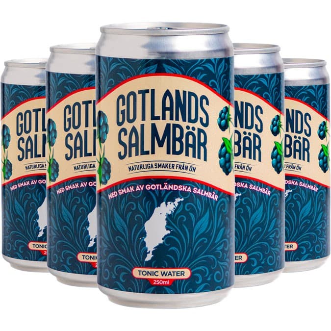 Gotlands Salmbär Tonic Water Burk 24x25cl – från Gotlands Salmbär – 529 kr – hos Delitea
