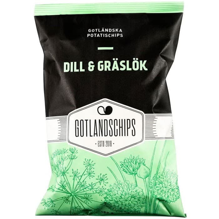 Gotlandschips Dill & Gräslök 150g