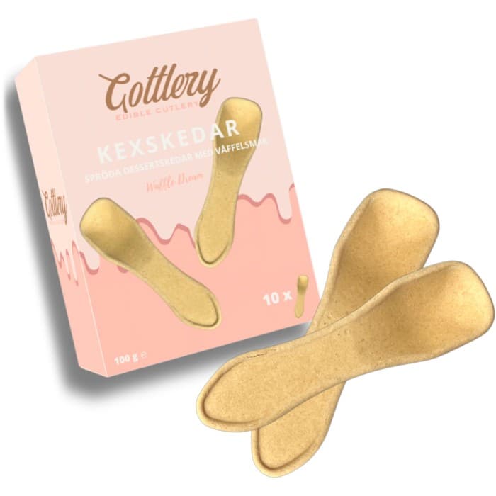 Gottlerys Ätbara Kexskedar Waffle Dream 10-pack från Gottlerys Kexskedar – köp hos Delitea