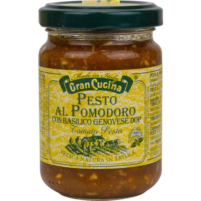 Gran Cucina Pesto Tomat DOP med Cashewnötter 130g från Gran Cucina – köp hos Delitea