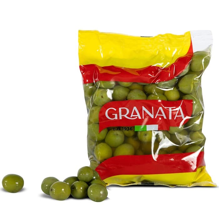 Granata Oliver Nocellara Påse 500g – från Granata – 80 kr – hos Delitea