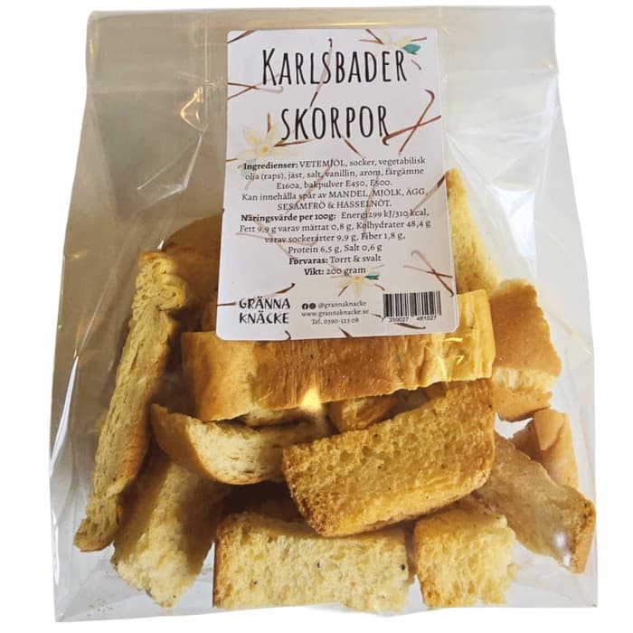 Grännaknäcke Karlsbaderskorpor 200g från Grännaknäcke – köp hos Delitea
