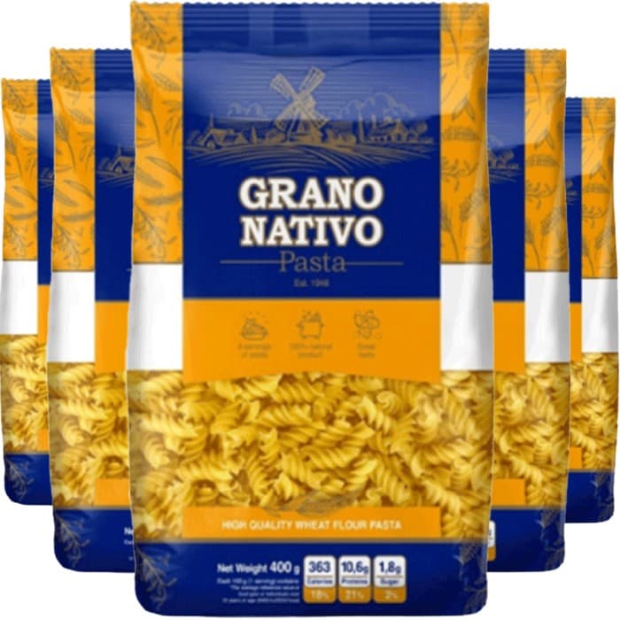 Grano Nativo Pasta Fusilli 21x400g – från Grano Nativo – 199 kr – hos Delitea