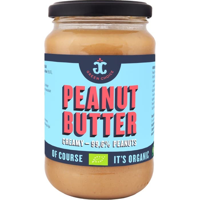 Green Choice Jordnötssmör Creamy 350g – från Green Choice – 46 kr – hos Delitea