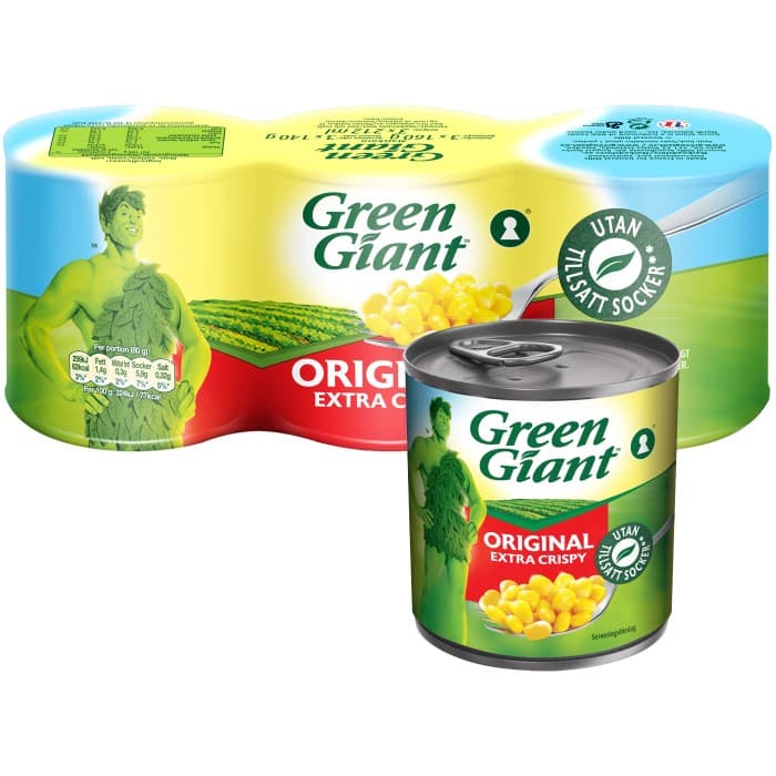 Green Giant Original Extra Crispy 3x160g – från Green Giant – 30 kr – hos Delitea
