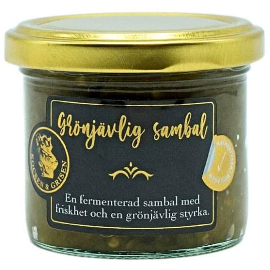 Kocken & Grisen Grönjävlig Sambal 120ml