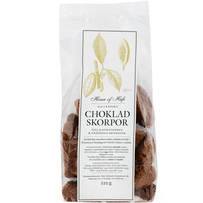 Hafi Chokladskorpor 220g – från Hafi – 65 kr – hos Delitea