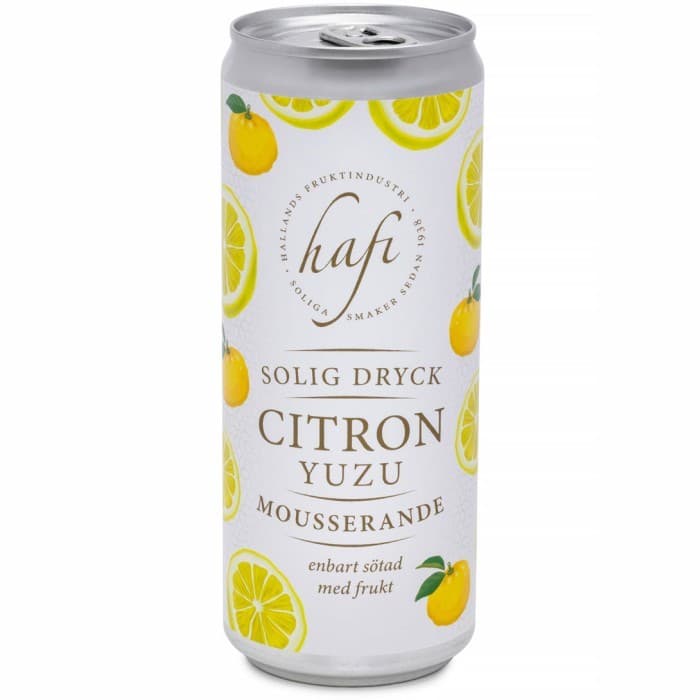 Hafi Citron & Yuzu Mousserande Dryck 330ml från Hafi – köp hos Delitea