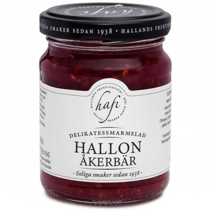 Hafi Hallon & Åkerbär Marmelad 140g