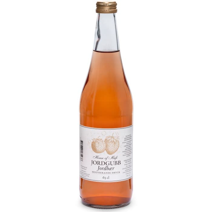 Hafi Jordgubb mousserande dryck 650ml – från Hafi – 49 kr – hos Delitea