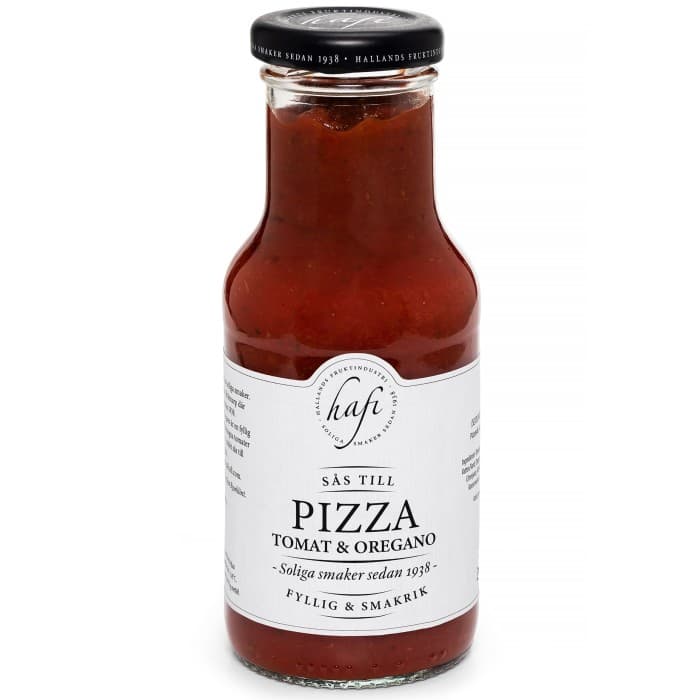 Hafi Pizzasås Tomat & Oregano 265g