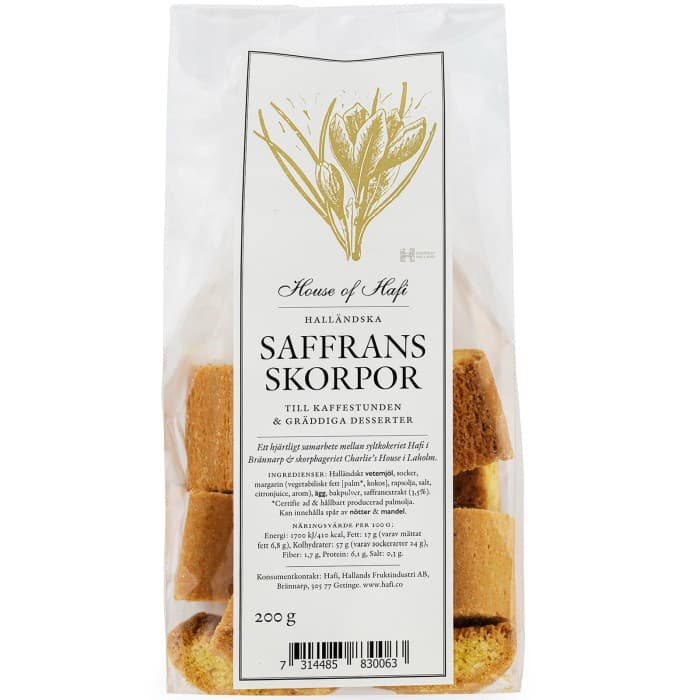 Hafi Saffransskorpor 200g – från Hafi – 65 kr – hos Delitea