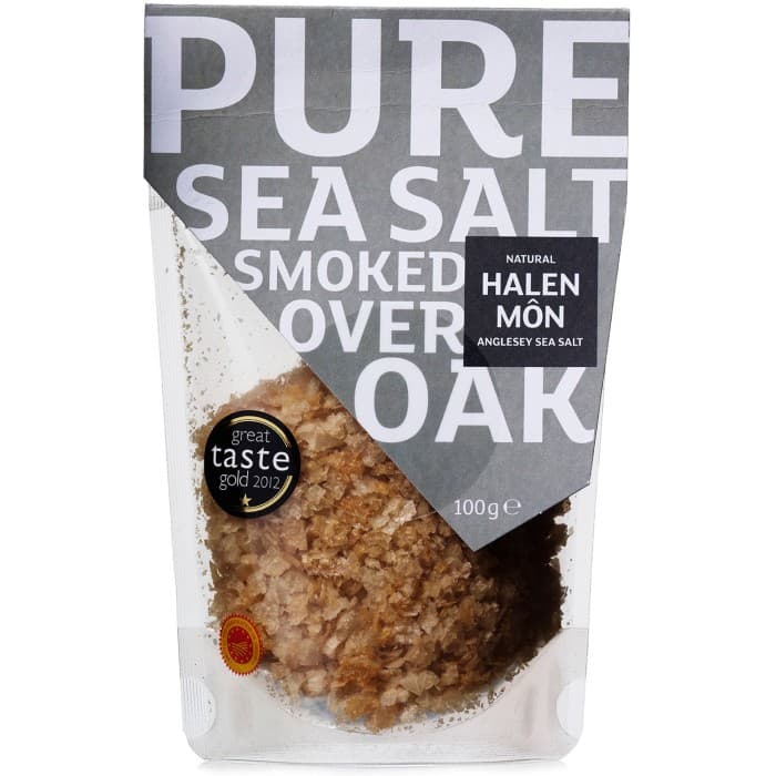 Halen Môn Smoked Sea Salt Påse 100g – från Halen Môn – 115 kr – hos Delitea